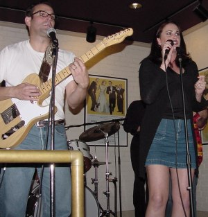 Scott and Sandy playing one of their favorite songs together.